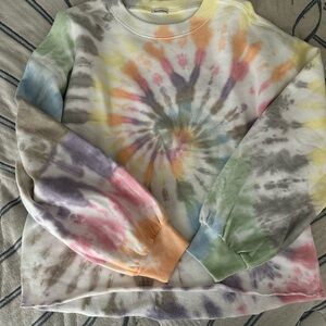 Abercrombie Pride Colorful Tie-Dye Sweatshirt size Medium